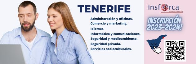 Formación presencial gratuita prioritariamente para personas desempleadas en Tenerife. Preinscríbete.