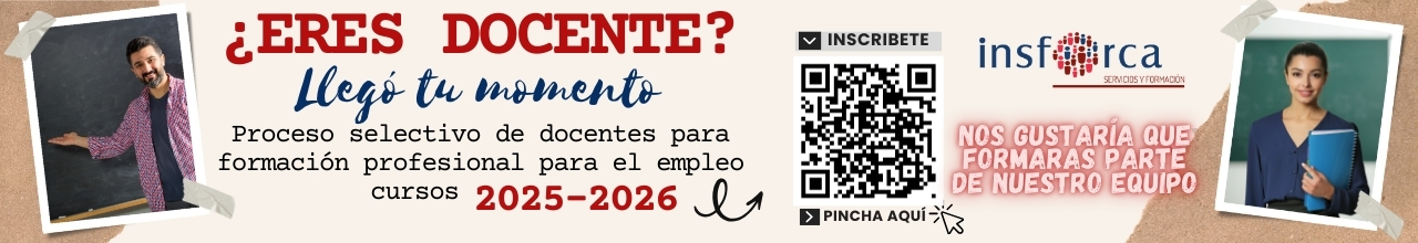 ¿Eres docente? Nos gustaría que formaras parte de nuestro equipo